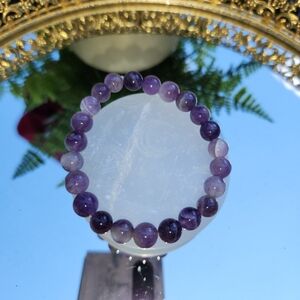 Women's Amethyst Stretch Bracelet